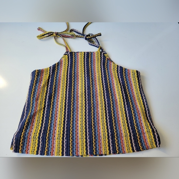 TeXTURE and THREAD Madewell Striped Square-neck Top Size M - Picture 2 of 10